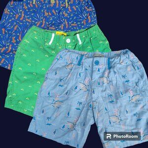 3 Pairs! Tipsy Elves Golf Shorts *Mens S* 2016 Sausage Party, Sharks & Rainbows